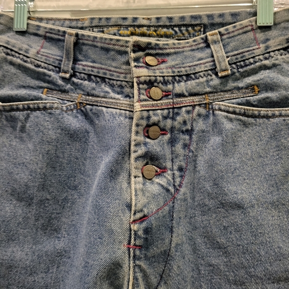 Pantalon Jean GIRBAUD Campbell High Use - Style Art Streetwear Déstructuré - Taille 40